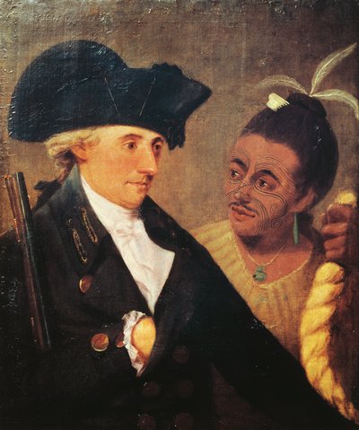 Portrait of Captain Charles Clerke, English captain and traveling companion of James Cook, painting by Nathaniel Dance-Holland by Nathaniel Dance Holland