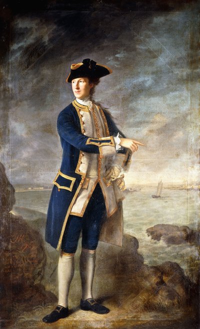 Portrait of Captain the Hon. Robert Boyle Walsingham, M.P. by Nathaniel Hone
