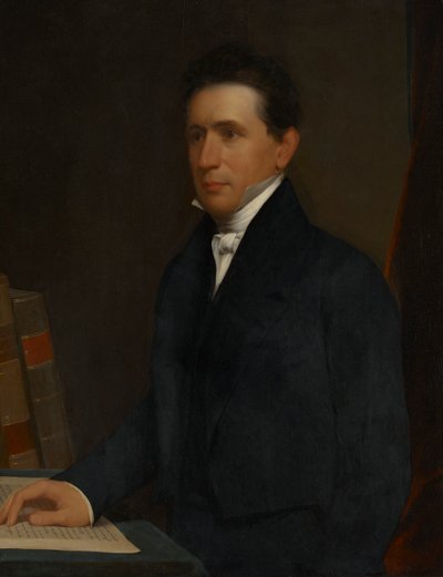Denison Olmsted (1791-1859), B. A. 1813, M. A. 1816 by Nathaniel Jocelyn