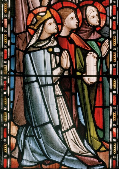Christ in Majesty attended by Saints (detail) by Nathaniel Westlake