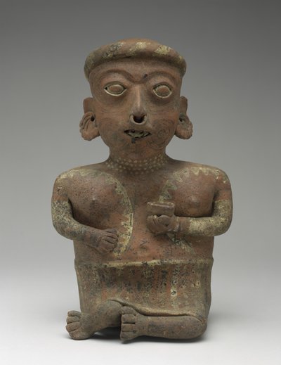 Female Figure, Part of Seated Couple, 300 BC-AD 300 by Nayarit Nayarit