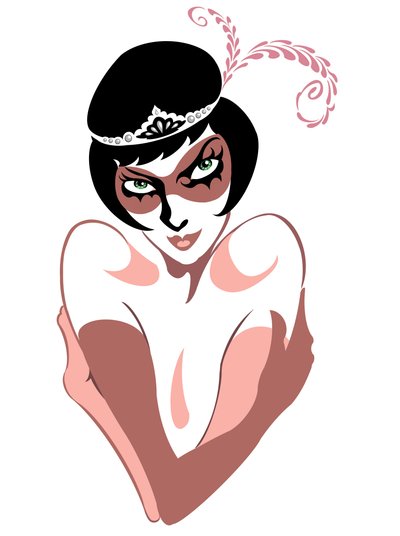 Masked flapper, 2016 by Neale Osborne