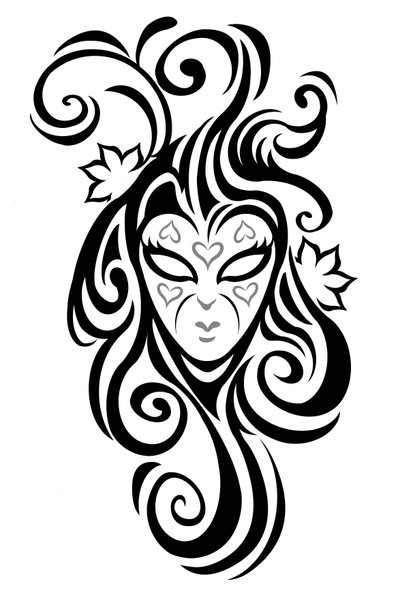 Decorative Venetian Mask by Neale Osborne