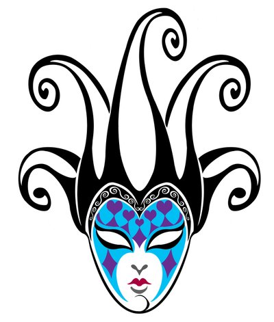 Female Jester Mask, 2023 by Neale Osborne