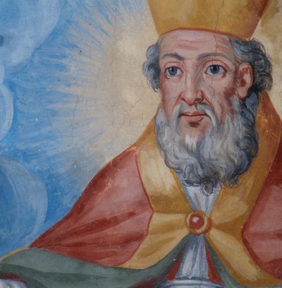 Portrait of St. Canio (Detail) by Neapolitan School