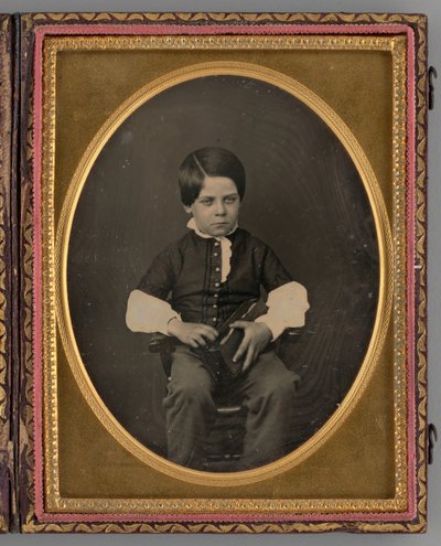 Untitled Portrait of a Seated Boy by Nelson
