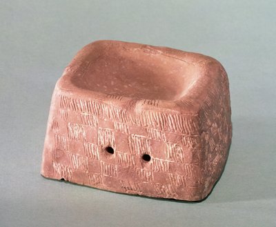 Vase support used as a perfume burner, Chasseen Culture by Neolithic Neolithic