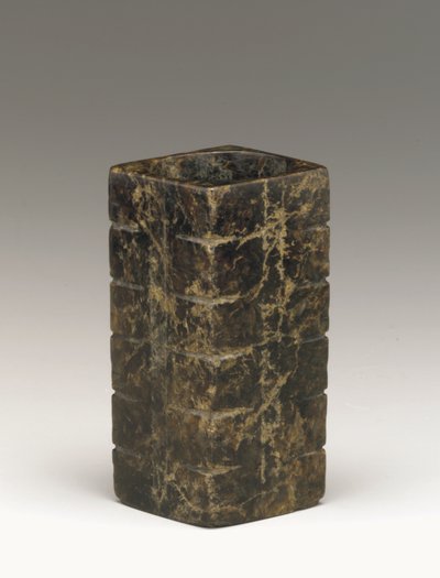 Tall Tube (cong) by Neolithic Period Chinese School