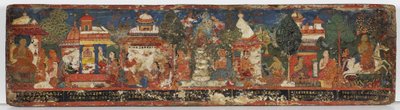 Buddhist manuscript cover by Nepalese School