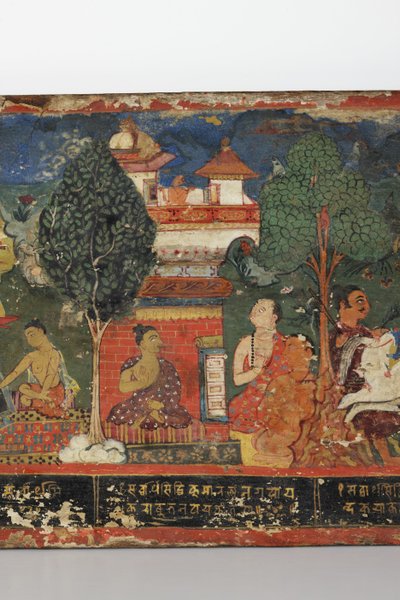 Detail (Buddhist manuscript cover) by Nepalese School