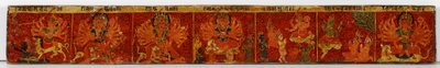 Devimahatmya manuscript cover by Nepalese School