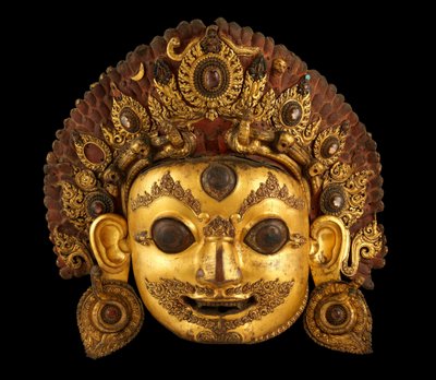 Head of Bhairava by Nepalese School