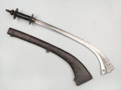 Kora Sword and Scabbard by Nepalese School