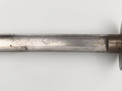 Kora sword and scabbard by Nepalese School