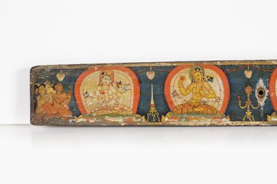 Manuscript of The Five Protections, Back Cover by Nepalese School