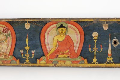 Manuscript of The Five Protections, Front Cover by Nepalese School
