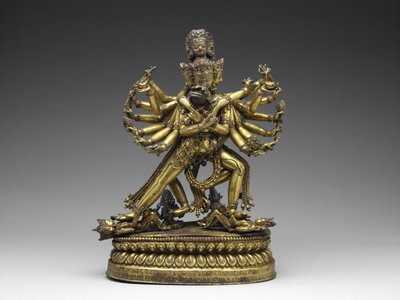 Shastradhara (Weapon-Bearing) Hevajra, c. 1531 by Nepalese School