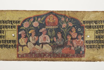 Worship of Manjusri by Nepalese School
