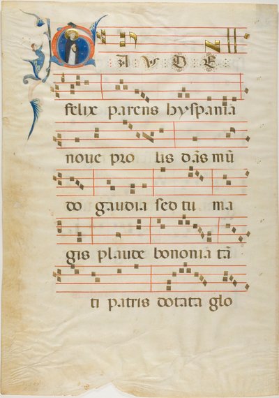 Saint Dominic in a Historiated Initial 
