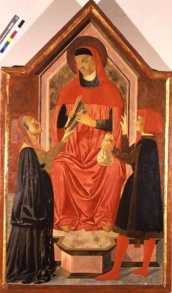St. Ivo Passes Judgement by Neri di Bicci