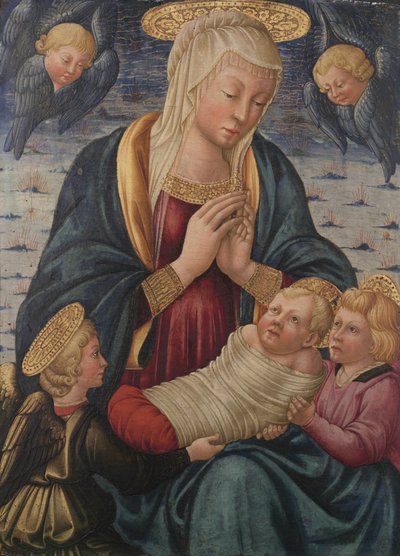 Virgin and Child with Angels, after 1460 by Neri di Bicci