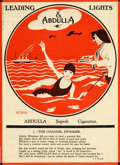 Abdulla Cigarettes, 1920s by Nerman