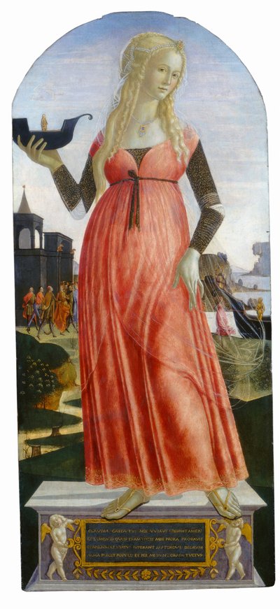 Claudia Quinta by Neroccio di (1447-1500) Landi