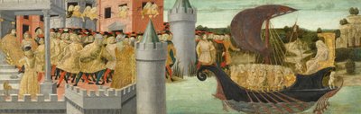 The Visit of Cleopatra to Antony by Neroccio di Landi
