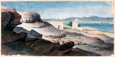 The Temple of Amada in Nubia by Nestor l