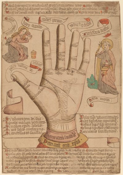 The Hand as the Mirror of Salvation by Netherlandish 15th Century