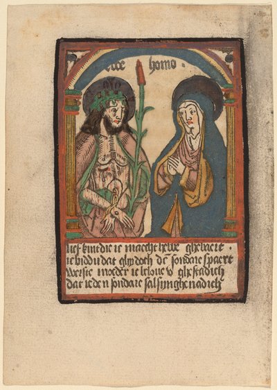 The Man of Sorrows and His Mother by Netherlandish 15th Century