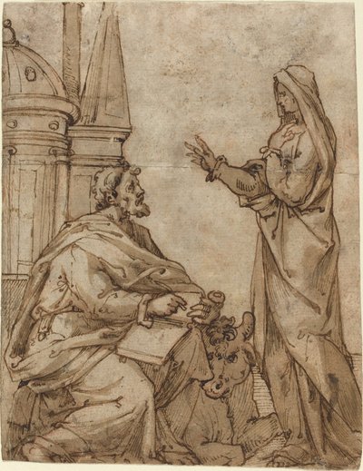 Saint Luke by Netherlandish 16th Century