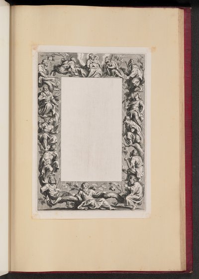 Border Illustration with the Tree of Jesse by Netherlandish 17th Century