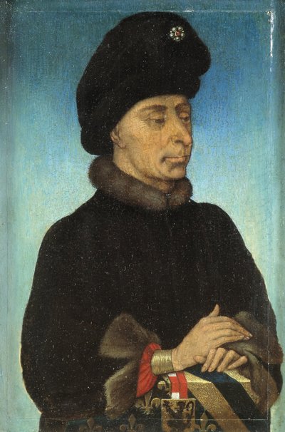 Portrait of John the Fearless, Duke of Burgundy, Mid 15th century by Netherlandish Master