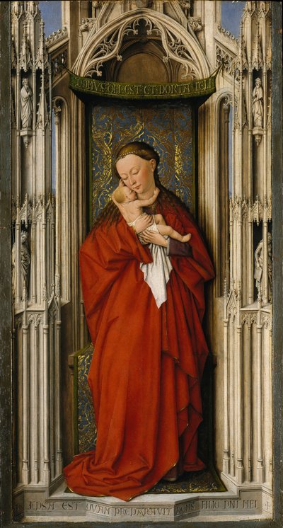 Virgin and Child in a Niche by Netherlandish Painter