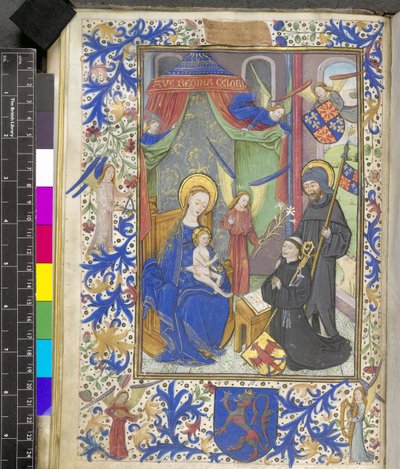 Virgin of the Lily with the patron Willem van Bossunt, from the Ghent Missal by Netherlandish School