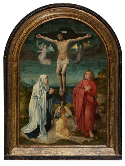 Calvary: Christ on the Cross Between the Holy Virgin and Saint John by Netherlandish School