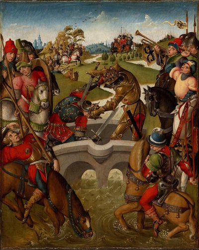 Emperor Heraclius Slays the King of Persia by Netherlandish School