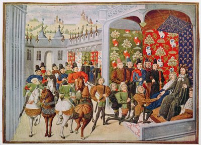 King Charles VI of France receives the English envoys, from 