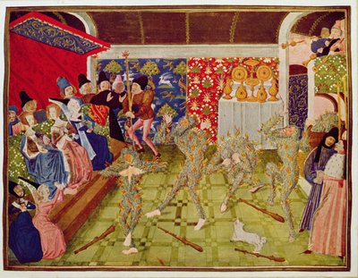The Bal des Ardents, 28th January 1393, from 