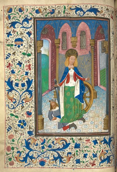 Catherine of Alexandria with the Roman Emperor Maxentius by Netherlandish School