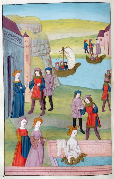 Scylla rejects Glaucus, Circe