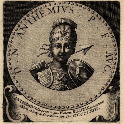Portrait of Roman Emperor Anthemius by Netherlandish School