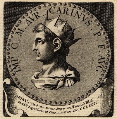 Portrait of Roman Emperor Carinus by Netherlandish School