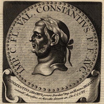 Portrait of Roman Emperor Constantius I by Netherlandish School