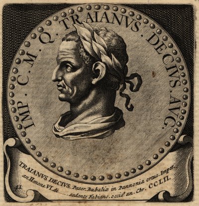 Portrait of Roman Emperor Decius by Netherlandish School
