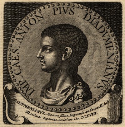 Portrait of Roman Emperor Diadumenian by Netherlandish School