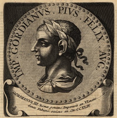 Portrait of Roman Emperor Gordian III by Netherlandish School