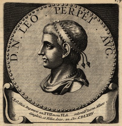 Portrait of Roman Emperor Leo I by Netherlandish School
