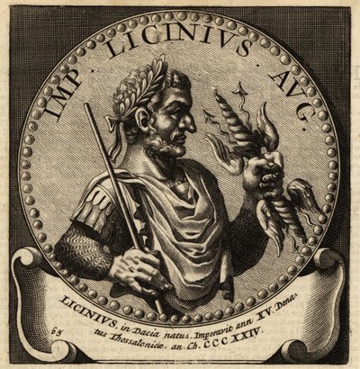 Portrait of Roman Emperor Licinius by Netherlandish School